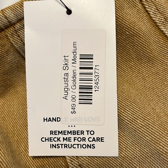 Molly Green Golden denim skirt - Picture 8 of 8